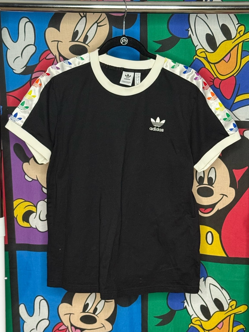 Adidas Pride Tee With Rainbow Detail